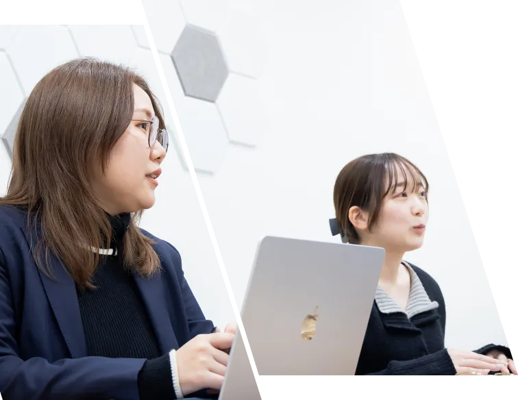 現場での顧客対応の様子