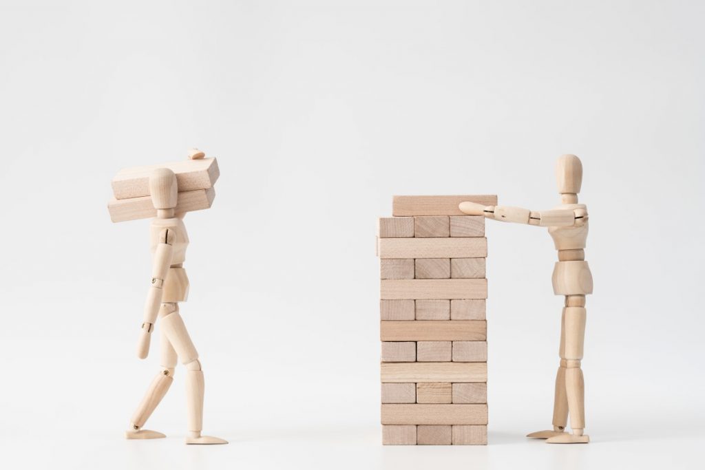 社内ノウハウが蓄積されている様子