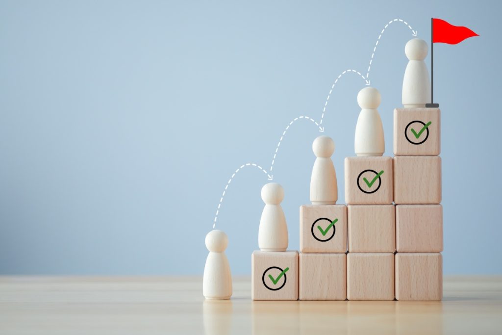 キャリアパス、スキルアップをイメージした画像